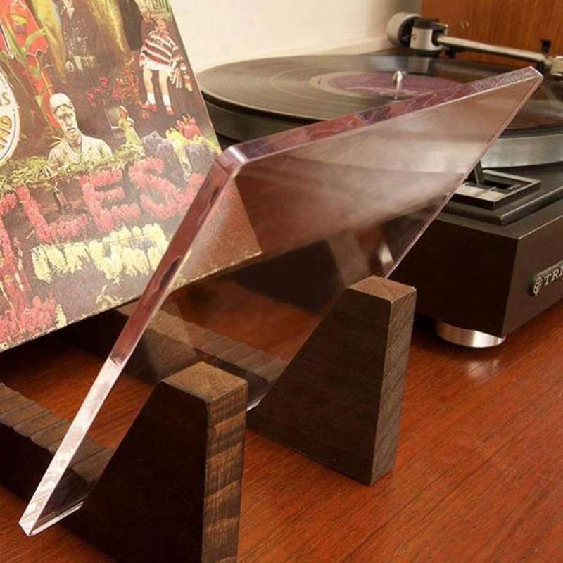 Vinyl Record Storage Holder Wooden Lp Vinyl Album Desktop Rack