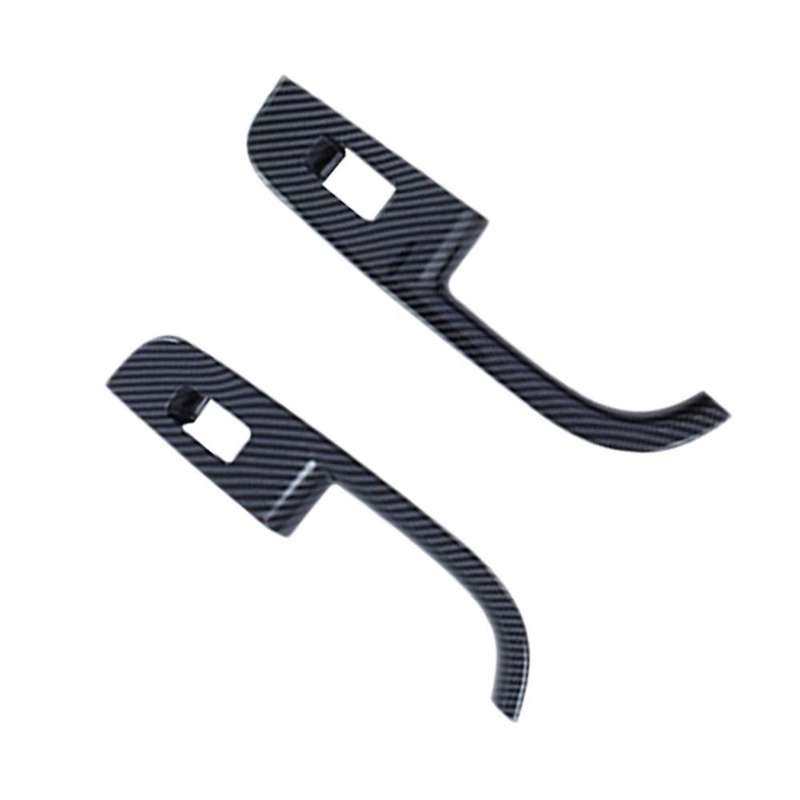 Car Interior Accessories Carbon Fiber Abs Car Glass Lift Switch Cover