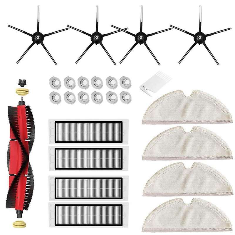 Main Brush Side Brush Hepa Filter Mop Pads for Xiaomi Roborock S6 S60