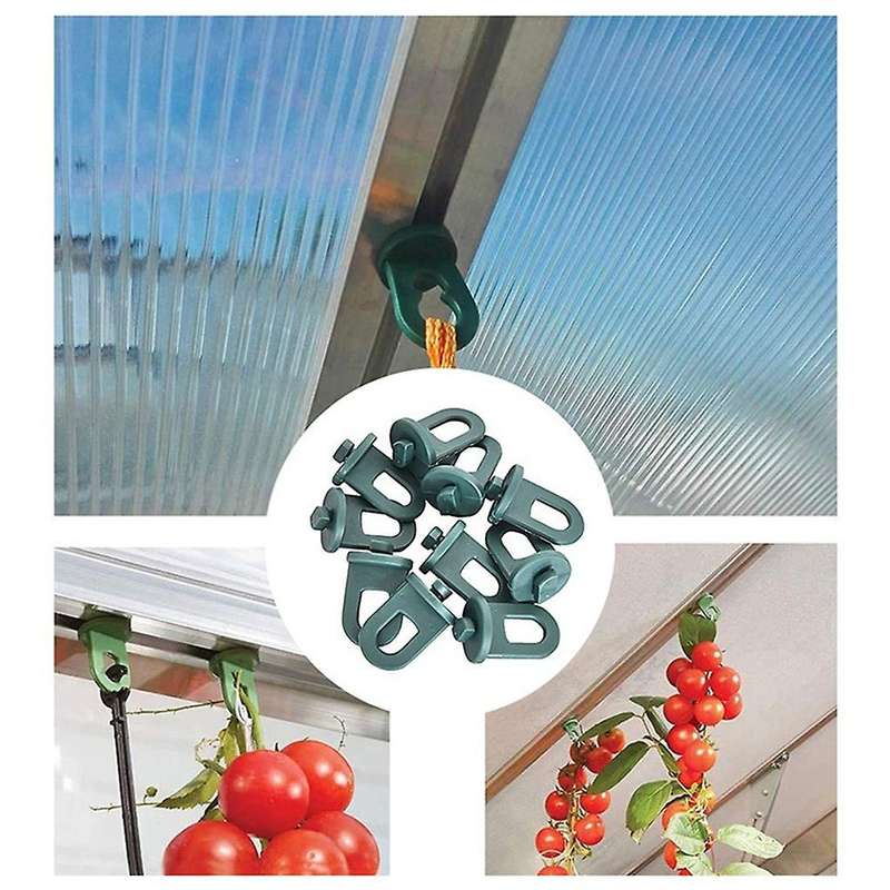 Greenhouse Hanging Hooks Fastener Tied Buckle Hook Vine Clips-50pcs