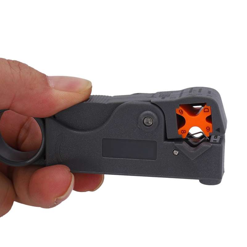 Compression Tool Kit Crimping Tool Stripper with 20pcs F Connectors