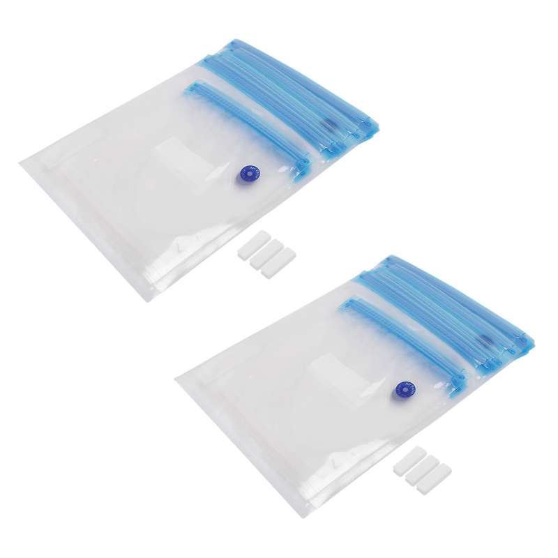 30x Vacuum Food Sealer Bags with 4 Clips for Storage Anova and Joule