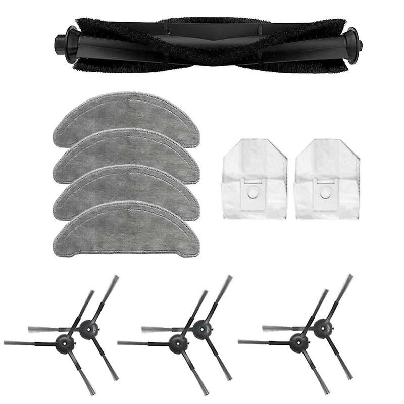 Mop Cloths Dust Bags Main Brush Side Brush Replacement Spare Parts