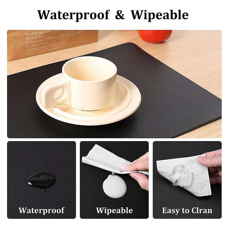 Washable Place Mats Set Of 6 for Home Kitchen Restaurant 45 X 30cm