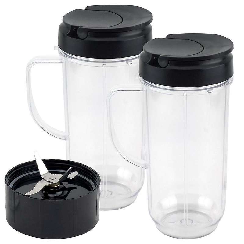 22oz Tall Cup with Flip Lid and Cross Blade for 250w Mb1001 Blenders