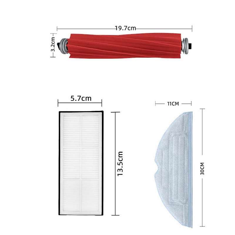 For Xiaomi Roborock G10 G10s Pro Vacuum Main Side Brush Filter Rag