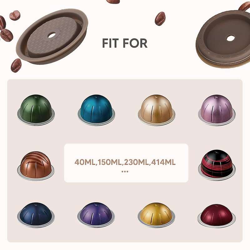 2pcs Reusable Cap for Nespresso Vertuo and Vertuoline Silicone