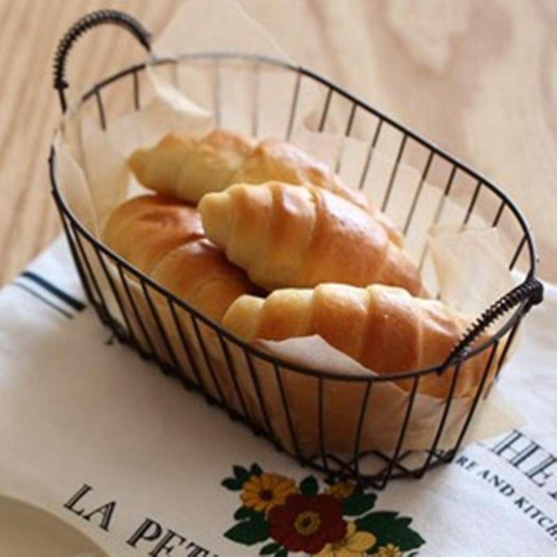 Korea Ins Nordic Style Retro Wrought Iron Fruit Basket