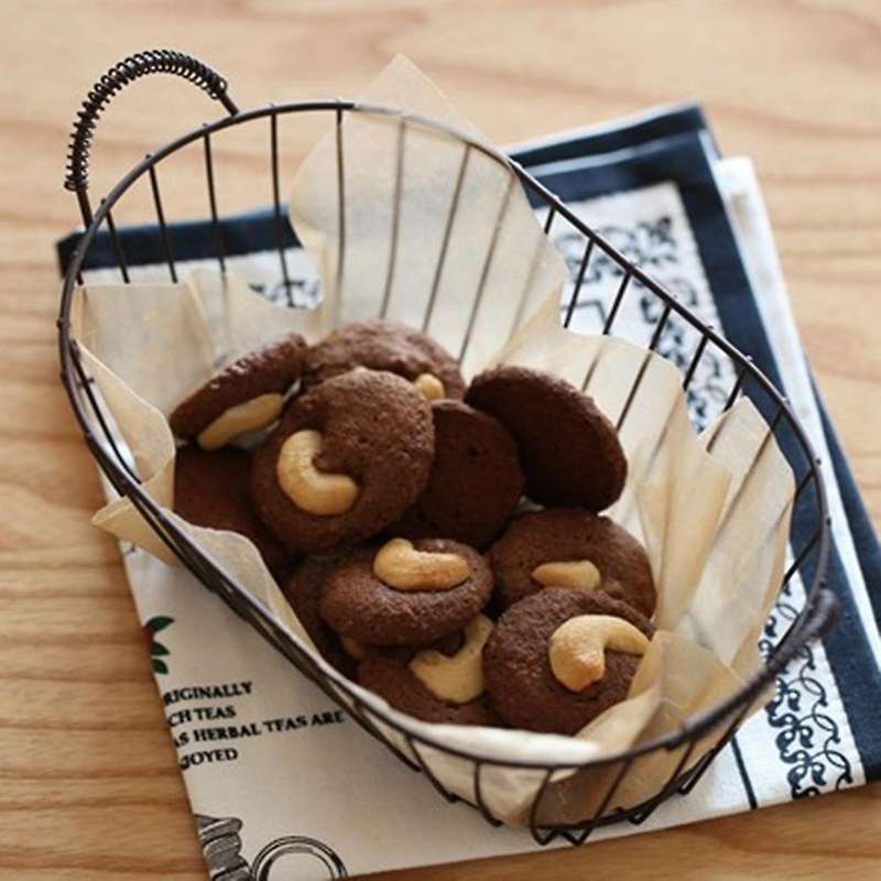 Korea Ins Nordic Style Retro Wrought Iron Fruit Basket