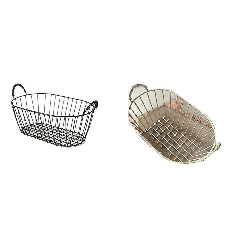 Korea Ins Nordic Style Retro Wrought Iron Fruit Basket
