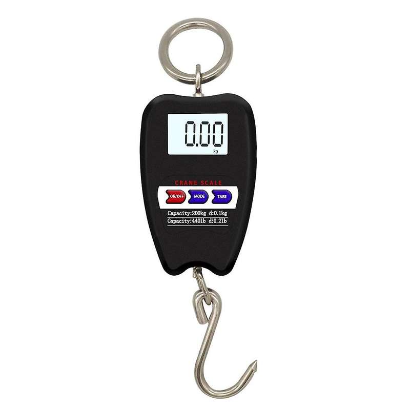 Mini Crane Scale Weighing Digital Industrial Hanging Scale Black