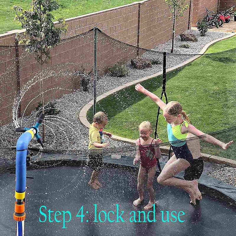 Garden Sprinkler Rotating Lawn Sprinkler Trampoline Sprinkler for Kid