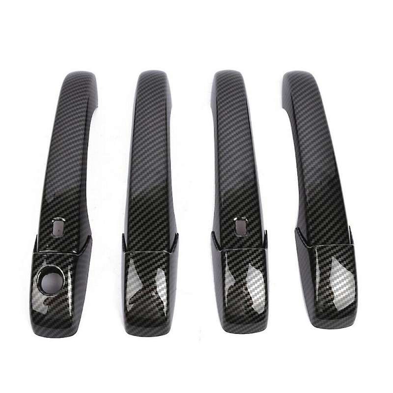 Car Door Handle Trim Door Handle with Carbon Pattern for Jeep