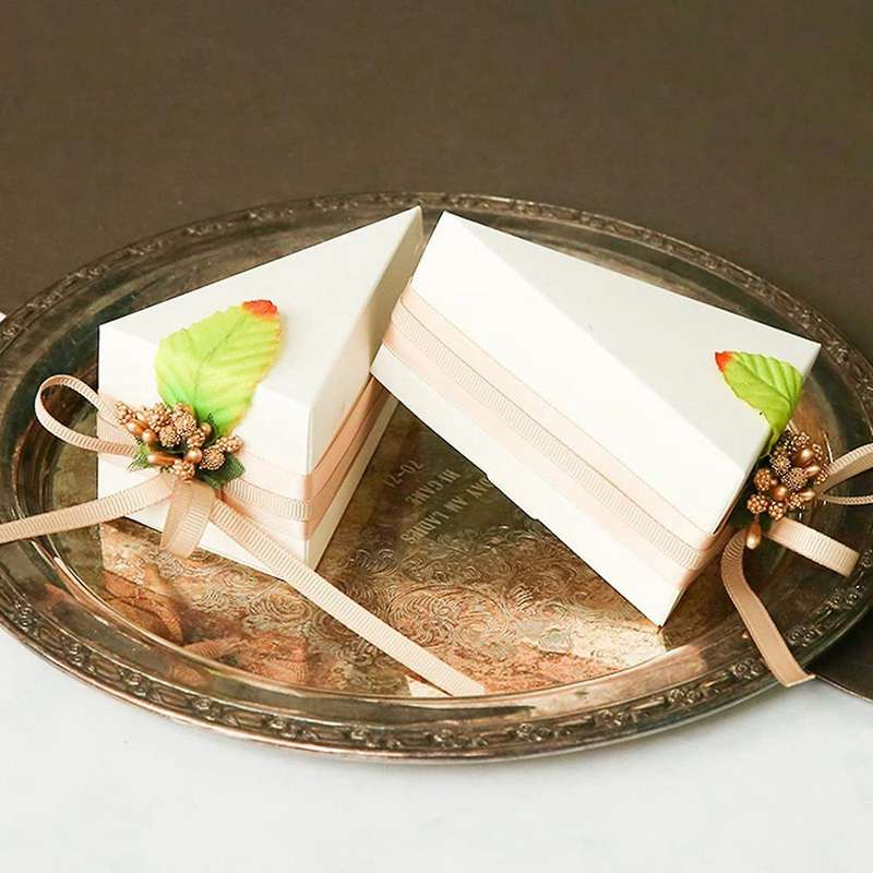 20pcs White Party Favors Gift Boxes Wedding Favor Boxes for Sweets