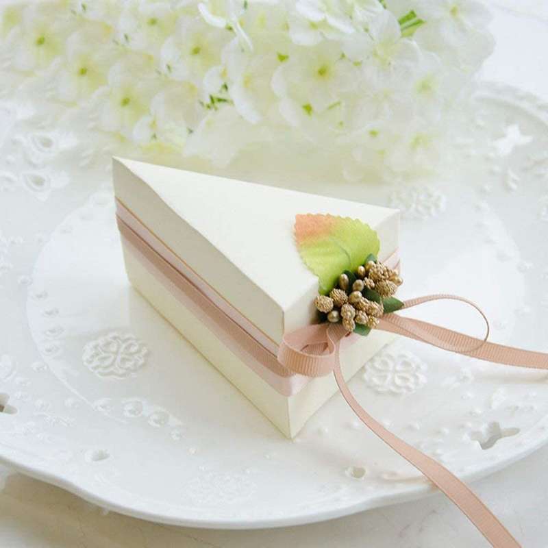20pcs White Party Favors Gift Boxes Wedding Favor Boxes for Sweets