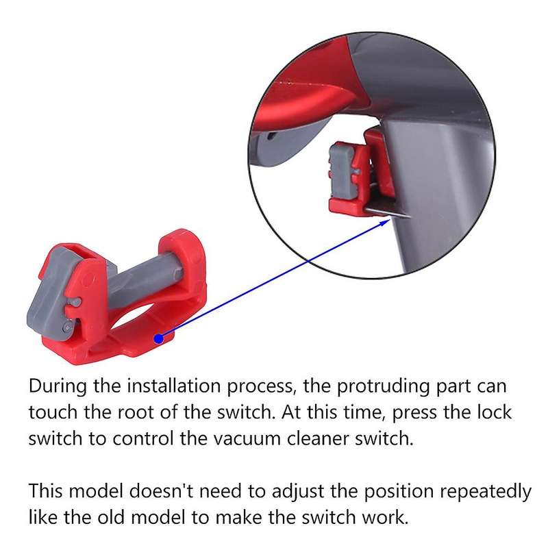 For Dyson V7 V8 V10 V11 Quick Release Tool Button Lock Trigger Lock