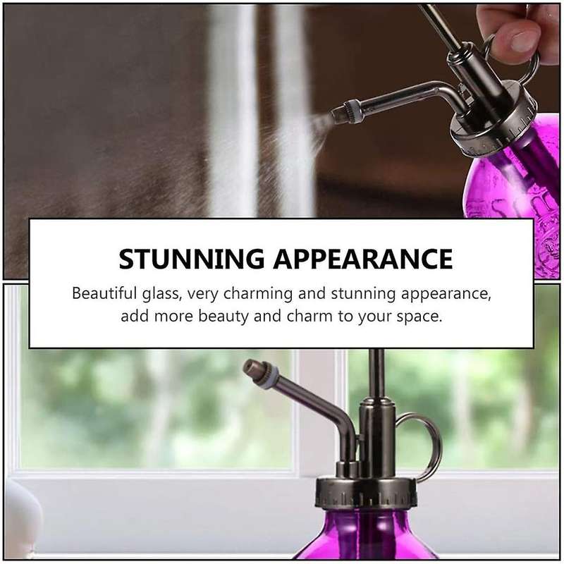 Glass Spray Bottle Retro Style Sprinkler Indoor Plant Spray Bottle