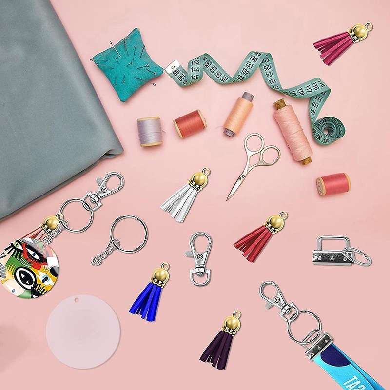 Key Fob Hardware Set,key Fob Swivel Snap Hooks for Diy Craft Keychain