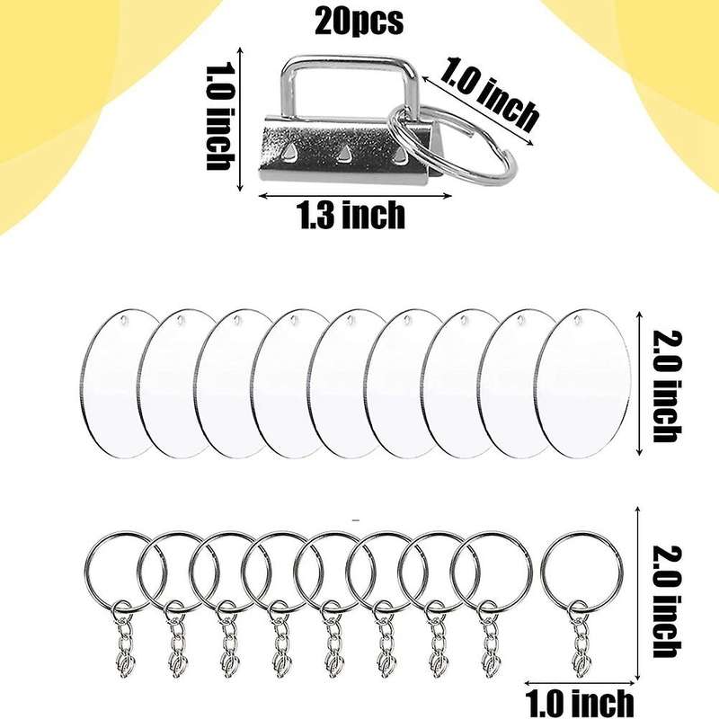 Key Fob Hardware Set,key Fob Swivel Snap Hooks for Diy Craft Keychain