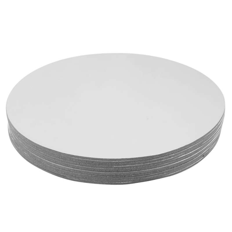 10pcs Round Cake Board Non-stick Mousse Paper Circle Base Cardboard