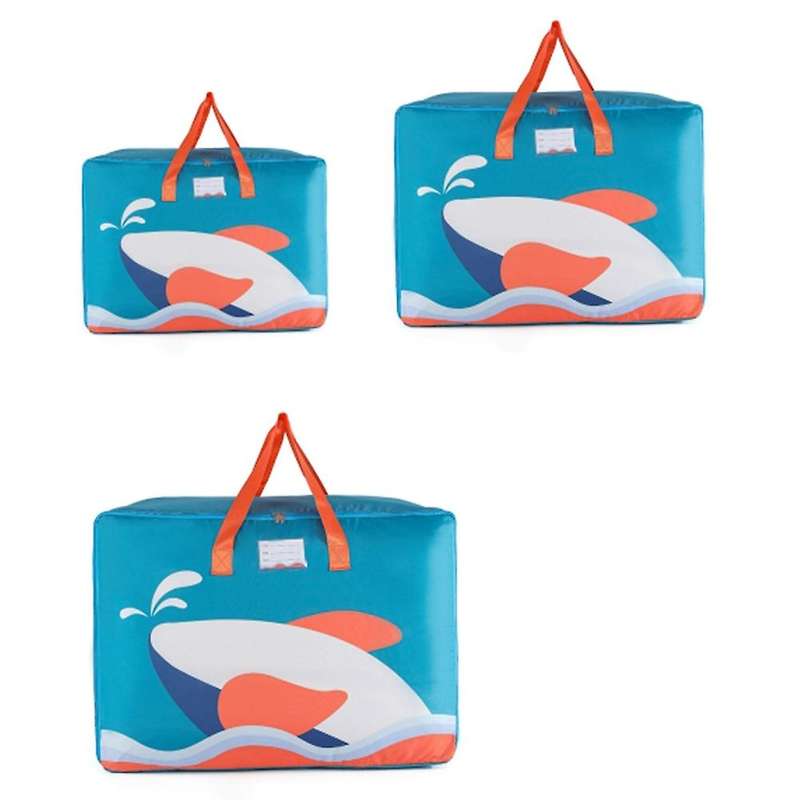 Clothes Storage Bags Cartoon Portable Box Pillow Quilt Blanket Home A