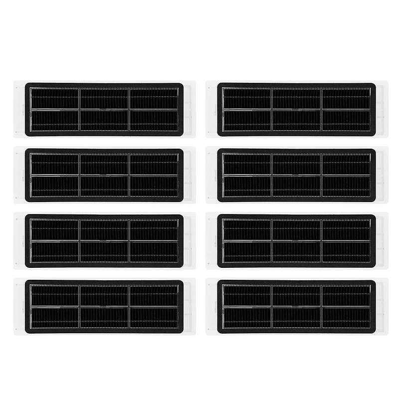 8pcs Filter Activated Carbon Filter Robot Sweeper Replacement Parts