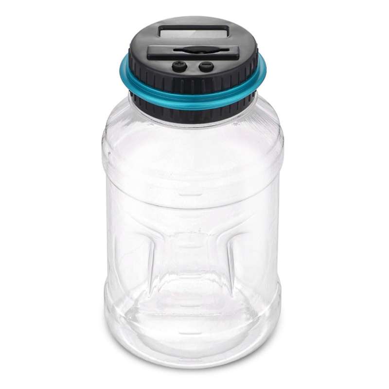 Piggy Bank Digital Counting Coin Bank Large Money Saving Jar (dollar)