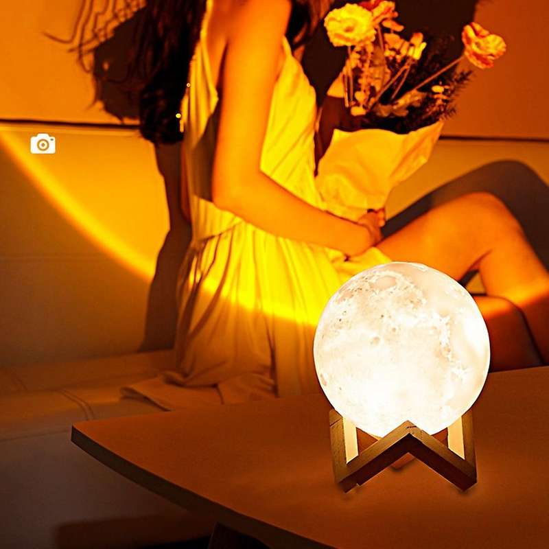 Moon Light Sunset Light Usb Charging Sun Never Sets Projection