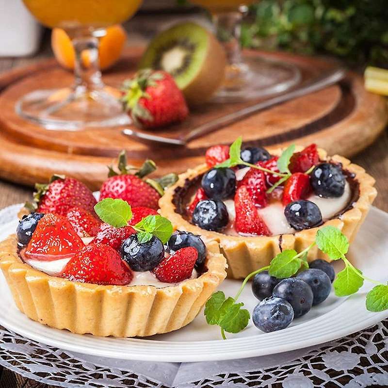 Egg Tart Mold,pudding Mold, Mini Pie Tartlet Muffin Mold for Baking