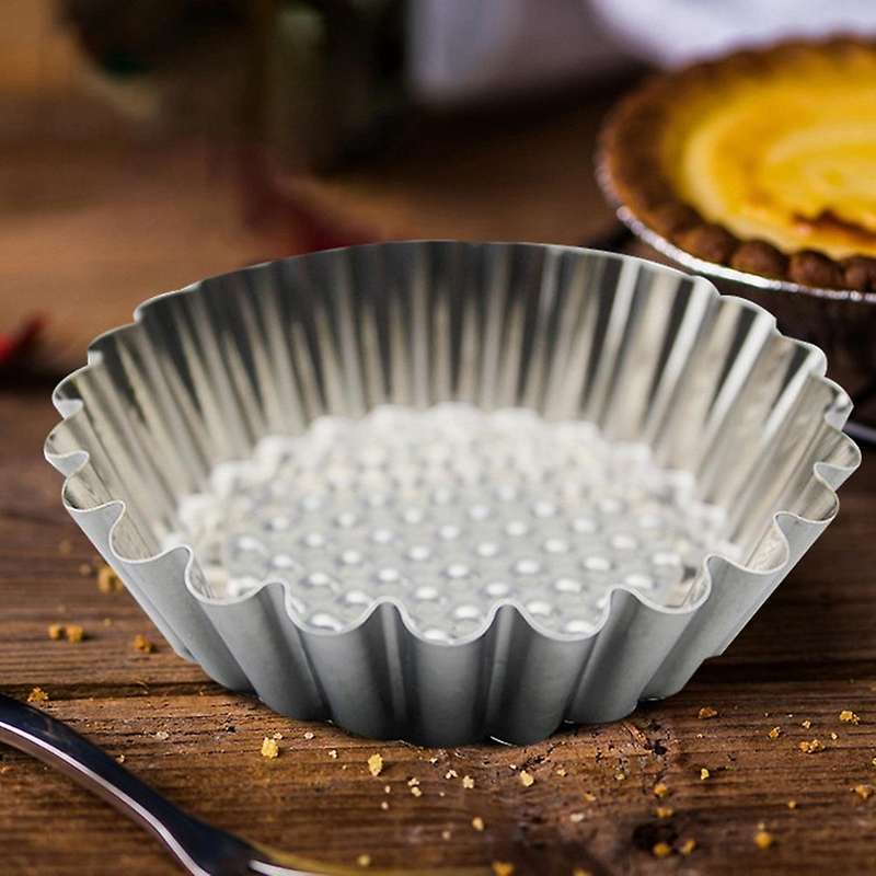 Egg Tart Mold,pudding Mold, Mini Pie Tartlet Muffin Mold for Baking