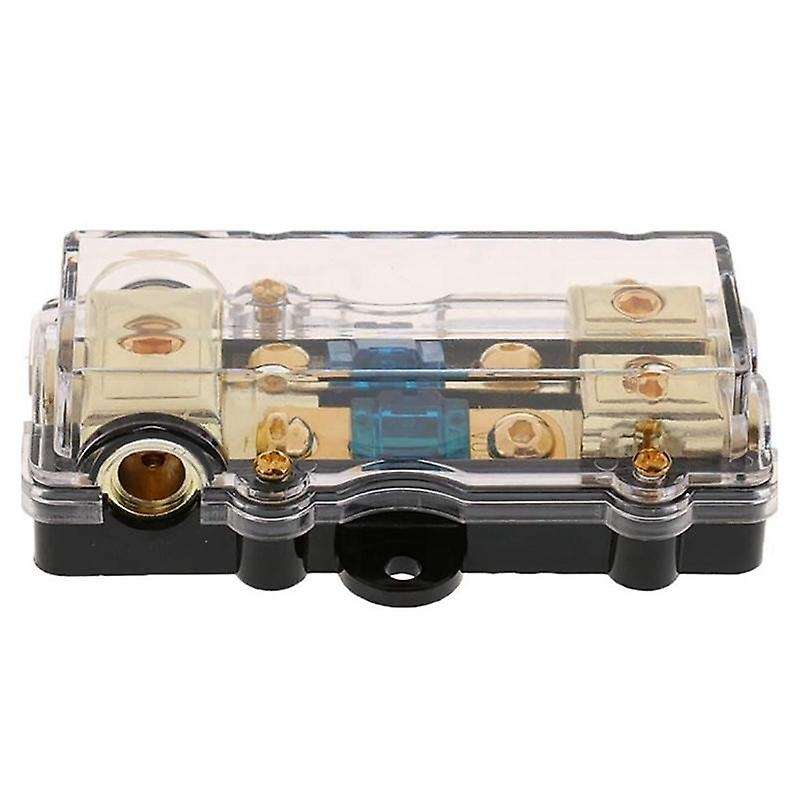Distribution Block (2 Way) 4/8 Awg Gauge Agu Fuse Holder Distribution