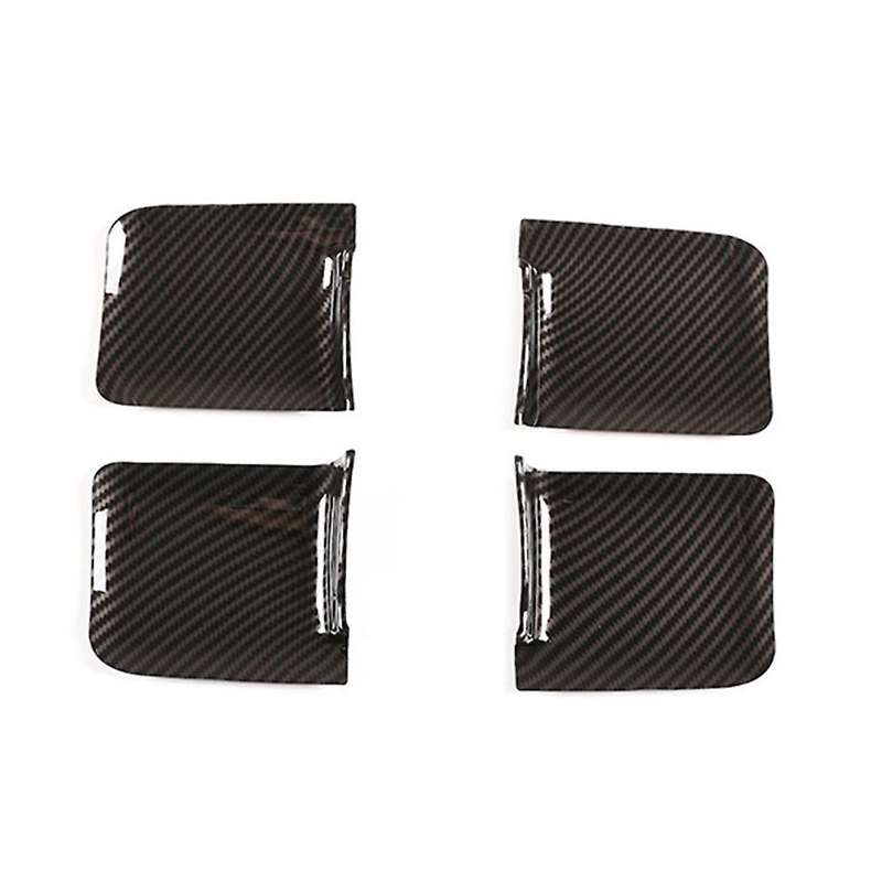 Carbon Fiber Abs Car Interior Door Handle Bowl Cover Fit for Toyota