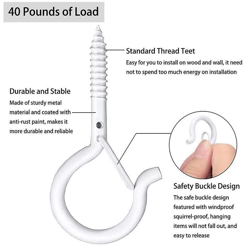 Q-hanger Hook Ceiling Q Screw Hook,hanger Wall Mount Screw Hook