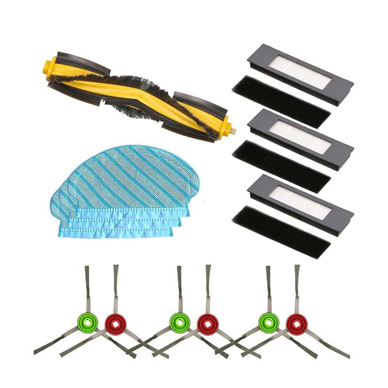 Main Brush Side Brush Hepa Filter for Ecovacs Deebot Ozmo 950 Robotic