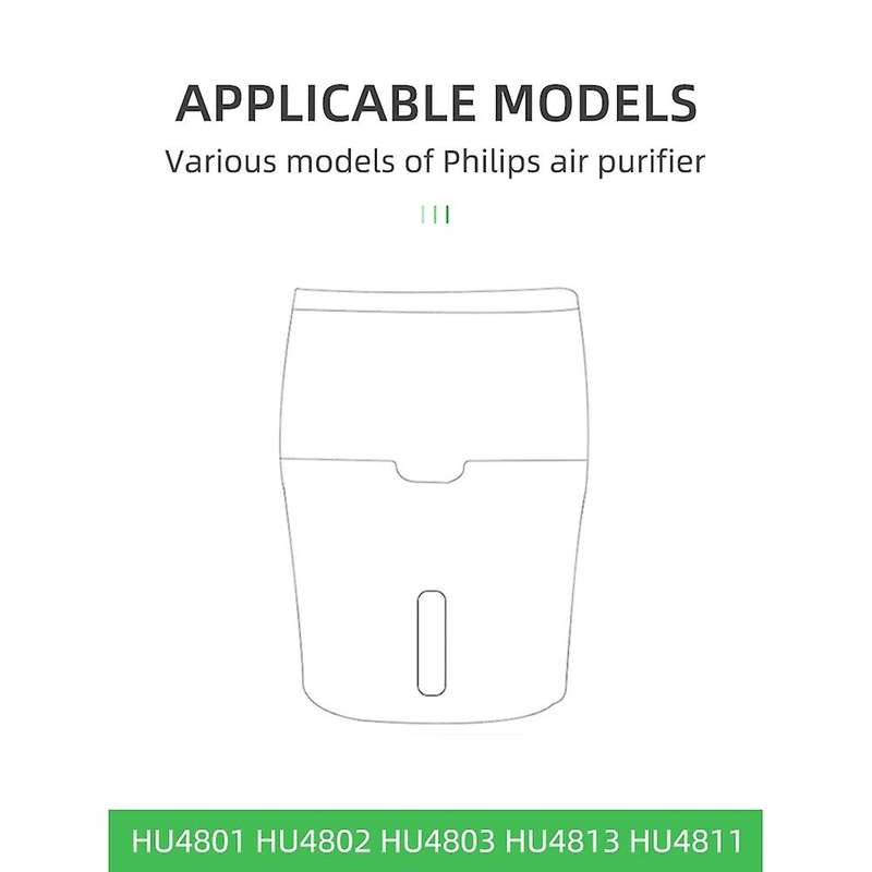 4pcs Humidifier Filter for Philips Hu4801/4802/4803/4811/4813 Filter