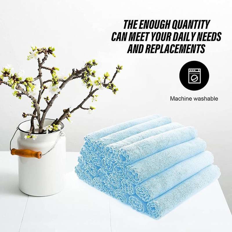 24pcs Super Soft Towel Set Super Absorbent Coral Velvet 30x30cm