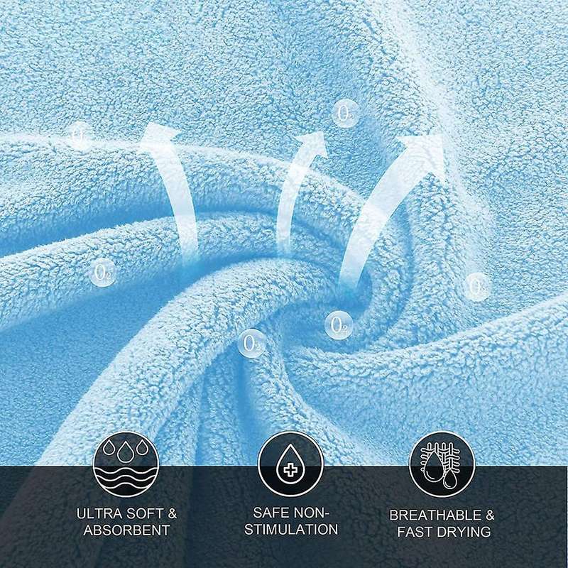 24pcs Super Soft Towel Set Super Absorbent Coral Velvet 30x30cm