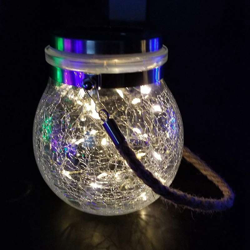 Solar Lantern Decoration Hanging Solar Lights Strip 30pcs Led C