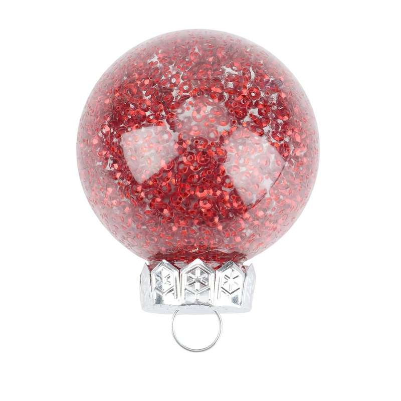 30pcs 6mm Christmas Tree Decoration Ball, Hanging Ball, Red