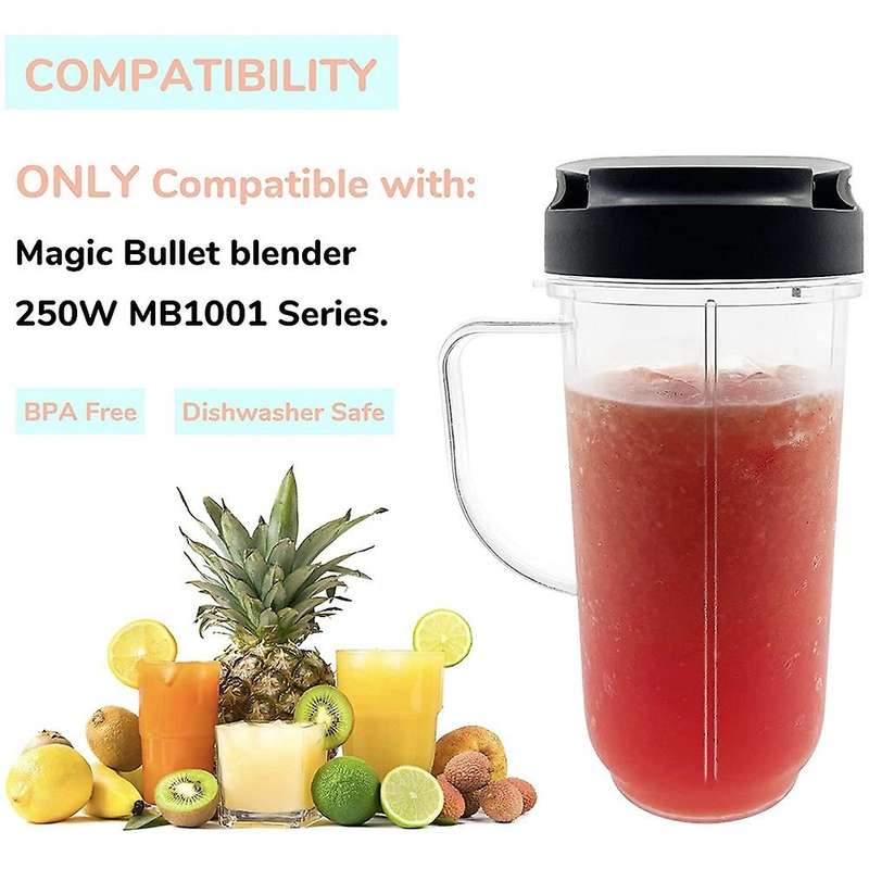 Blender 22oz Mugs with Flip Top To-go Lids Replacement Parts