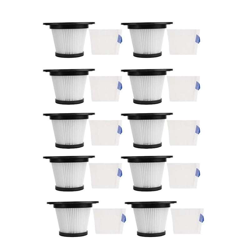10pcs Applicable to Moosoo Wireless Handheld K17 Hepa Filter Elements