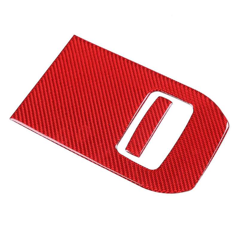 Car Central Control Driver Left Storage Box Panel Cover Trim Red