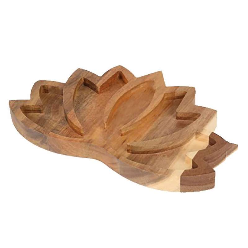 Crystal Lotus Stone Tray, Display Your Healing Crystals and Stones