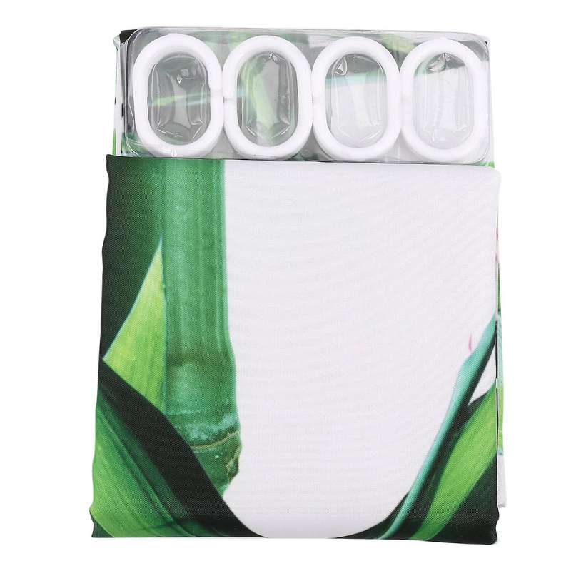 India Spa Shower Polyester Waterproof Bath Curtains 1.8x1.8cm