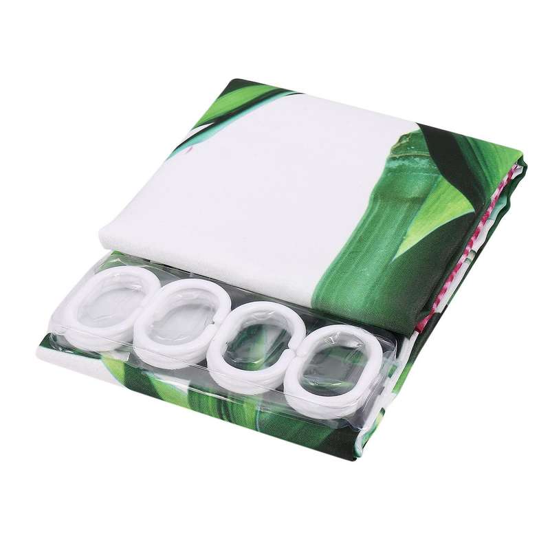 India Spa Shower Polyester Waterproof Bath Curtains 1.8x1.8cm