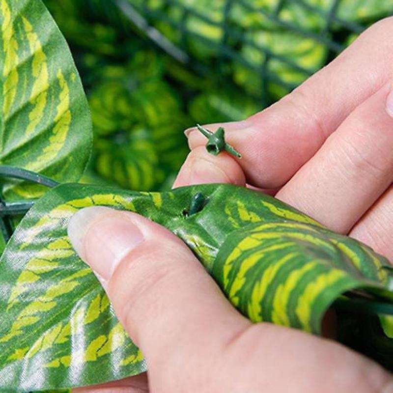 0.5x3 M Wall Plant Fence Leaves Artificial Faux Ivy Leaf
