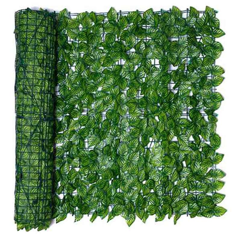 0.5x3 M Wall Plant Fence Leaves Artificial Faux Ivy Leaf