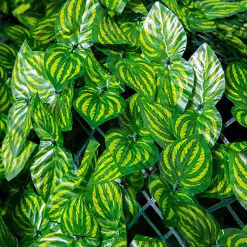 0.5x3 M Wall Plant Fence Leaves Artificial Faux Ivy Leaf