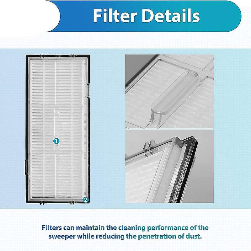 For Roborock S7 Series Robot Vacuum Parts, Main Brush, Hepa Filter