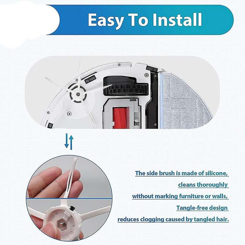 For Roborock S7 Series Robot Vacuum Parts, Main Brush, Hepa Filter